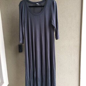 MOA Collection gray dress - Size 1XL - drapes beautifully!